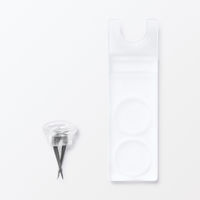 無印良品 壁に付けられるアクリルディスプレイ L字型 約幅10×奥行10×高さ5cm 石こうボード用 良品計画