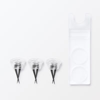 無印良品 壁に付けられるアクリルディスプレイ コの字型 約幅44×奥行6×高さ2.5/5cm 石こうボード用 良品計画