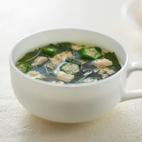 無印良品 食べるスープ オクラ入りねばねば野菜のスープ 1セット（1袋（4食入）×2） 良品計画