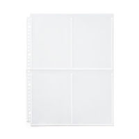 無印良品 ポケットが選べるシリーズ 専用リフィル A4ワイド用 ポストカードサイズ 4ポケット 10枚入 1セット（1袋×2）