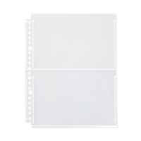 無印良品 ポケットが選べるシリーズ 専用リフィル A5ワイド用 ポストカードサイズ 2ポケット 10枚入 1セット（1袋×2）