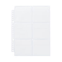 無印良品 ポケットが選べるシリーズ 専用リフィル A5ワイド用 6ポケット 2枚入 1セット（1袋×2） 良品計画