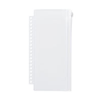 無印良品 ポケットが選べるシリーズ 専用リフィル A5スリム用 ファスナー付 1ポケット 2枚入 1セット（1袋×2） 良品計画