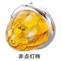 パーマンコーポレーション マーカーランプ プラスチックレンズ イエロー DC24V 防水 10ヶ入 1167413000 1個（直送品）