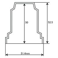 パーマンコーポレーション プラナットキャップ 33mm 10ケ入 フロントリア 1213310000 1個（直送品）