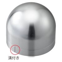 パーマンコーポレーション ゆるみチェックナットキャップクロームメッキ新ISO33mm大型低床車用8ヶ入 1216150000 1個（直送品）