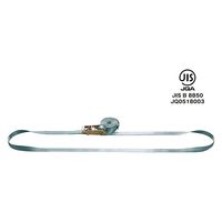 パーマンコーポレーション ベルト荷締機 ラッシングベルト JIS 巾25 長さ7m 6479150000 1個（直送品）