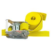 パーマンコーポレーション ベルト荷締機 ラッシングベルト JIS 巾50 固定1m 巻取2m Eクリップ 6482470000 1個（直送品）