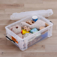 【バックルコンテナ】アイリスオーヤマ コンテナ 金属バックル コンテナボックス 容量12.1L BL-13R クリア 1個