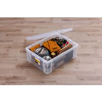 【コンテナボックス】アイリスオーヤマ コンテナ ボックスコンテナ 本体のみ (ふた別売り) 容量39.9L B-43R クリア 1個