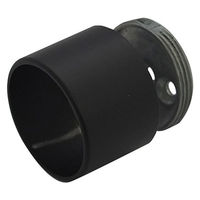 New Hikari (ニューヒカリ) 二重ソケット ブラック 25 SH-PSW25-K 清水 1個（直送品）