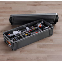 【バックルコンテナ】アイリスオーヤマ コンテナ 金属バックル コンテナボックス 容量20.1L BL-20LR チャコールグレー 1個