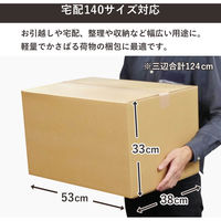 トッパン・コスモ 140サイズダンボール 5枚セット 53×38×33cm FD04-0005-SK 1セット(5枚)（直送品）