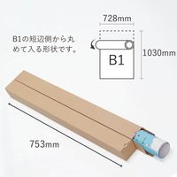 トッパン・コスモ ポスターカレンダーダンボール B1 1000枚セット MA07-1000-SK 1セット(1000枚)（直送品）