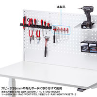 サンワサプライ 作業台専用オプション 樹脂フック 4種 12個入 レッド RAC-WDKT-FKSET1 1セット（直送品）