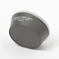 サークルランチボックス（S） チャコール LAKOLE/ラコレ