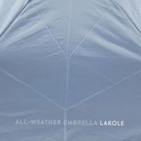 【LAKOLE/ラコレ】 【軽量】晴雨&遮熱折り畳み傘 ライトブルー