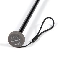 軽量 ベーシック折り畳み傘 チャコール LAKOLE/ラコレ