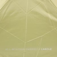 軽量 晴雨&遮熱折り畳み傘 イエロー LAKOLE/ラコレ