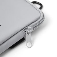 【LAKOLE/ラコレ】 カラビナ付き折り畳み傘ケース グレー