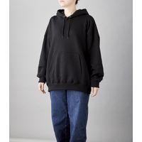CROSS&STITCH レギュラーウェイトビッグシルエットプルパーカー 長袖 メンズ ヘザーグレー BP2281-5-M M 無地 1枚（直送品）