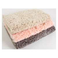 マルナカ ふわっふわ!バスマット 45×60cm 2105 1セット(5枚)（直送品）