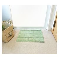 マルナカ 日本製バスマット:Sサイズ30x50cmグリーン 2352 1セット(5枚)（直送品）