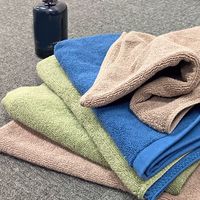 マルナカ タオルバスマット45x60cmブルー 2005 1セット(3枚)（直送品）