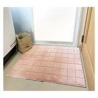 マルナカ 日本製バスマット:LLサイズ60x90cmピンク 2358 1セット(5枚)（直送品）