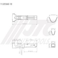 JTC メス端子適用電線0.75~1.5mm2 10個入り 11.05560-10 1袋(10個) 506-7297（直送品）