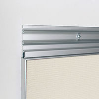 ベルク アルモード 掲示ボード 695 シルバー/ボードライトグレー 屋内用 W1200×H955 695CーGY 153361 1台（直送品）