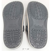 ジェイワークスプランニング EVAカジュアルソフトサンダル グレー×ブルー EV-53 1足（直送品）