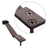 New Hikari (ニューヒカリ) ライズ戸当り アンバー黒ゴム SH-TRZ90B 清水 1個（直送品）