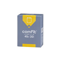 ゴミ袋 MUH45 comfit 白半透明 ポリ袋 薄手 45L（1個（20枚入）×30）厚さ0.015mm ジャパックス
