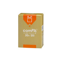 ゴミ袋 MUT20 comfit 白半透明 手付きポリ袋 薄手 20L（1個（20枚入）×5）厚さ0.015mm ジャパックス