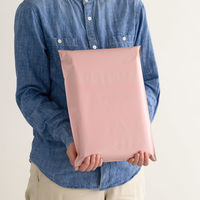 【宅配袋】ヘッズ リサイクル宅配バッグ MGP-TB4 ピンク W260×H335mm 封かんシール付 1袋（50枚入）