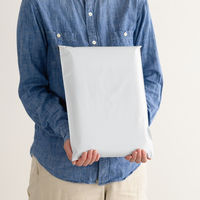 【宅配袋】ヘッズ リサイクル宅配バッグ MWH-TB4 ホワイト W260×H335mm 封かんシール付 1セット（200枚）