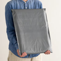 【宅配袋】ヘッズ リサイクル宅配バッグ MWG-TB2 グレー W385×H485mm 封かんシール付 1セット（200枚）