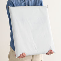 【宅配袋】ヘッズ リサイクル宅配バッグ MWH-TB1 ホワイト W460×H510mm 封かんシール付 1セット（200枚）