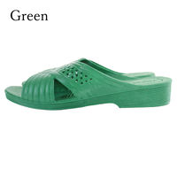 ストロング 防水 シャワーサンダル 紳士M グリーン 10-7-004 1セット(1足×5)