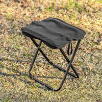 武田コーポレーション 折りたたみコンパクトレジャーチェア CLC01-BK 1箱(12個入)（直送品）