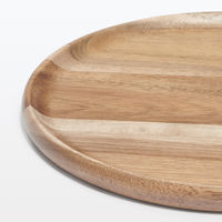 無印良品 アカシア お皿にもなるカッティングボード 丸型 約直径21×高さ1.5cm 良品計画