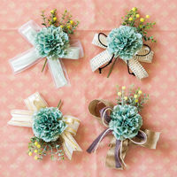 ヘッズフルリールアレンジメント/アンティークブルーー3 1袋（6個入）