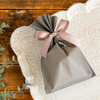 ヘッズ 両面サテンリボンICEBEIGE16mm 1袋（1巻入）