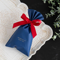 ヘッズ 両面サテンリボンRED16mm 1袋（1巻入）