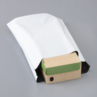 【宅配袋】アスクル 現場のチカラ ビニール宅配袋 白 特大・マチ広サイズ 封かんシール・開封ミシン目付 1セット（10枚入×5） オリジナル