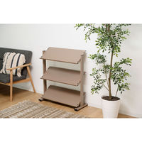 東谷 ROOM ESSENCE 2WAYラック 3段 幅805×奥行310×高さ855/910mm SBR DIS-73SBR 1台（直送品）