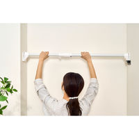 アイリスオーヤマ 極太強力伸縮棒 ホワイト H-GBJ-190R 1本