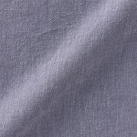 無印良品 洗いざらしボックスシーツ S 100×200×18-28cm用 ネイビー 良品計画