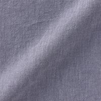 無印良品 洗いざらしボックスシーツ SD 120×200×18-28cm用 ネイビー 良品計画